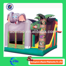 Gran bouncer inflable del elefante gorila feliz del salto